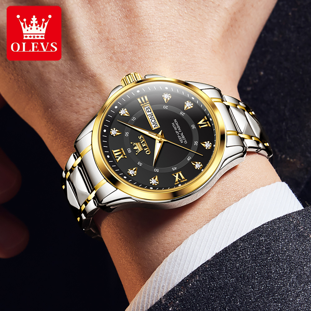 ساعات OLEVS للرجال موضة فاخرة  - مراجعة Luxury Watch Top 10 وسعره