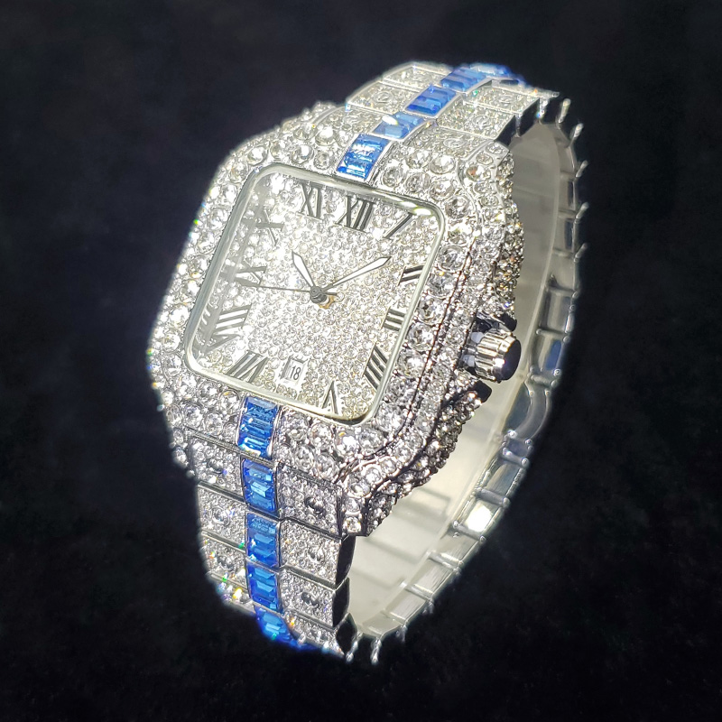 ساعات رجالية جديدة أنيقة مرصعة - مراجعة Luxury Watch Iceberg وسعره