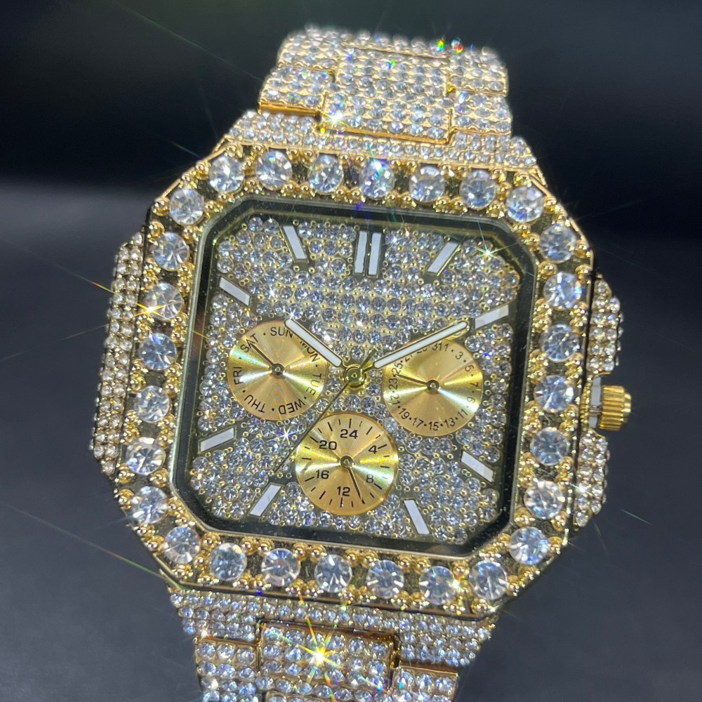 MISSFOX ساعة ماسية فاخرة للرجا - مراجعة Luxury Watch Iceberg وسعره