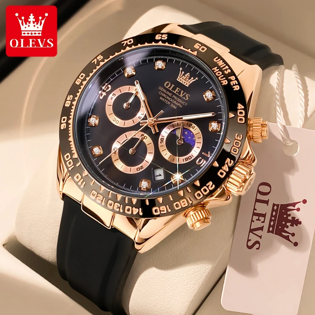 ساعة رجالية OLEVS 2875 كرونوغر - مراجعة Luxury Watch Maker وسعره
