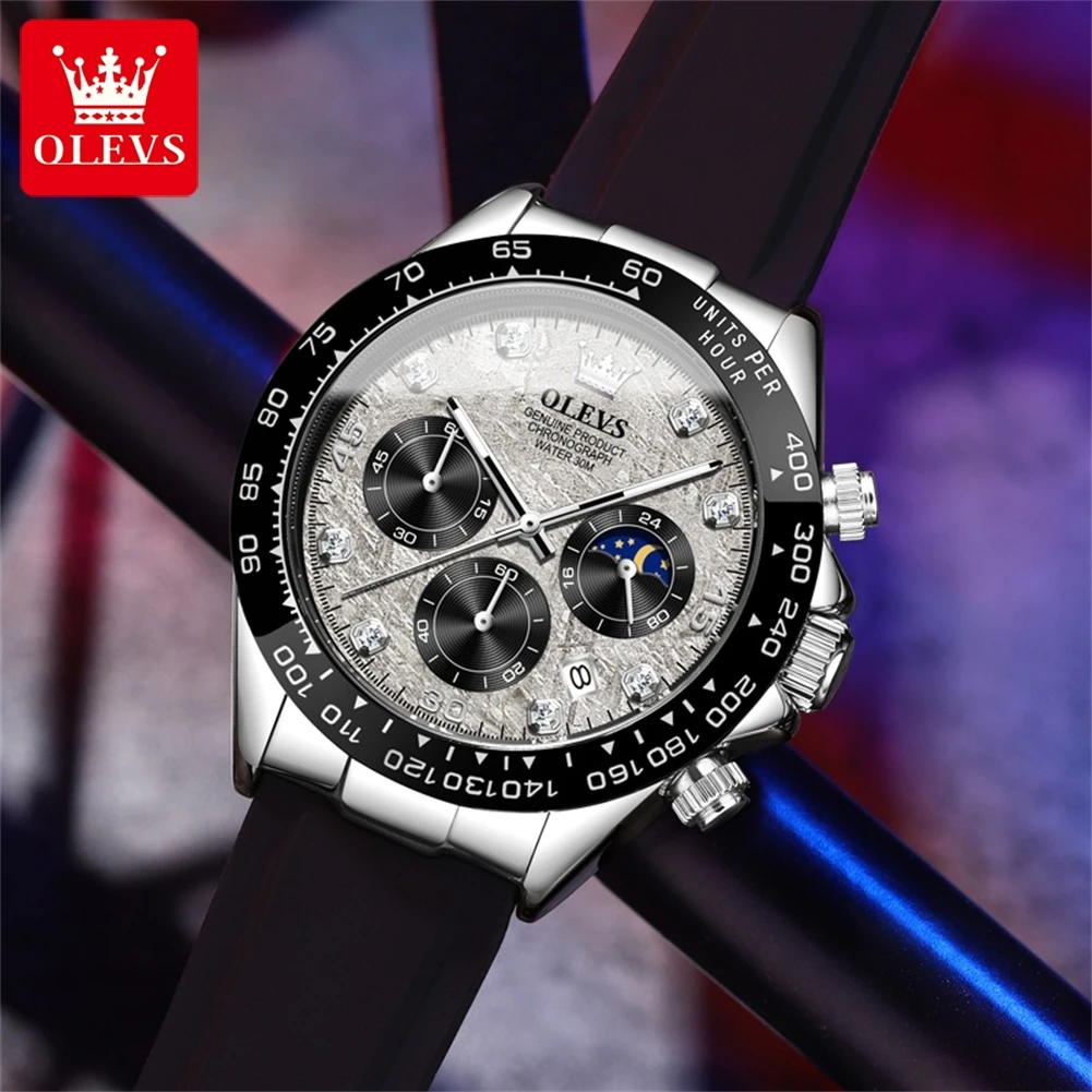 ساعة رجالية OLEVS 2875 كرونوغر - مراجعة Luxury Watch Maker وسعره