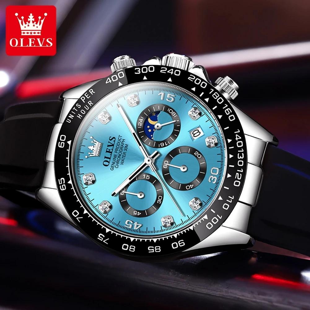 ساعة رجالية OLEVS 2875 كرونوغر - مراجعة Luxury Watch Maker وسعره